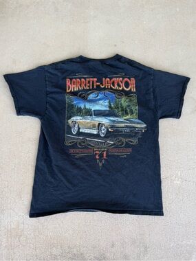Barrett-Jackson Collector Car Corvette Graphic T-Shirt Black Large